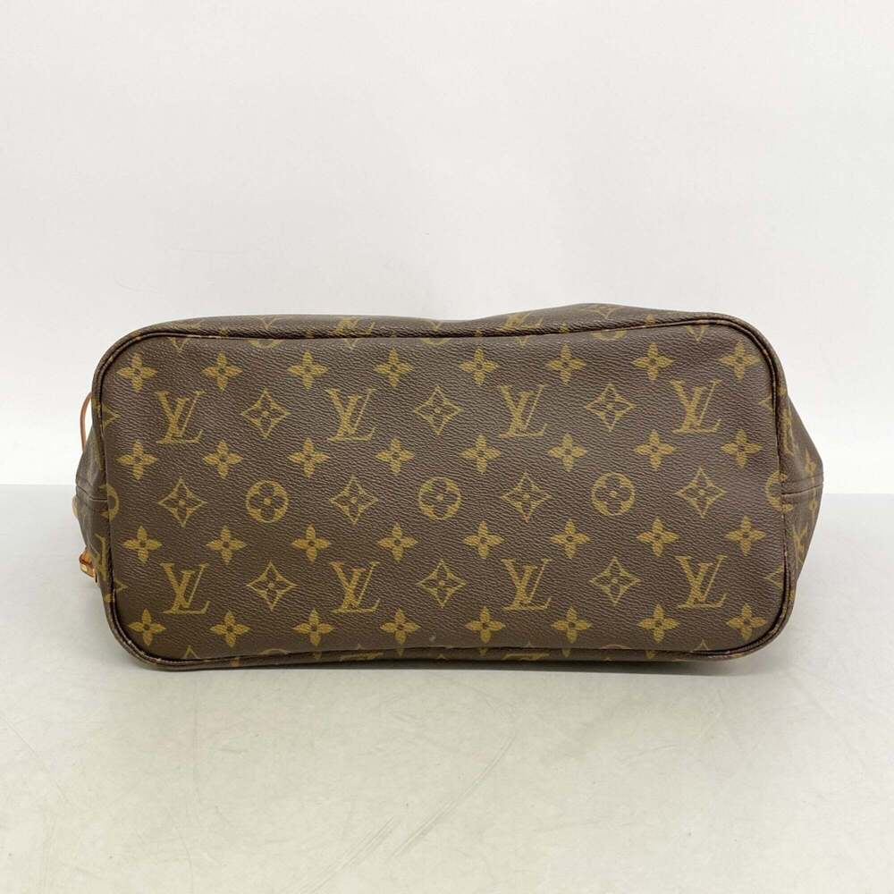 LOUIS VUITTON Brown Monogram Neverfull MM Tote Bag - Picture 3 of 12
